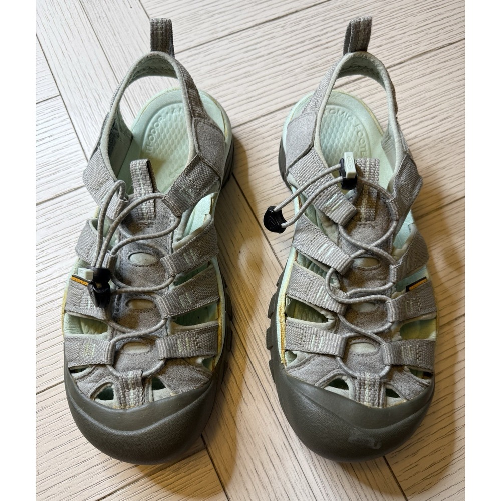 KEEN Newport H2 Women 8 Waterproof Sport Sandal Shoes Mineral Blue‎ / Vapor